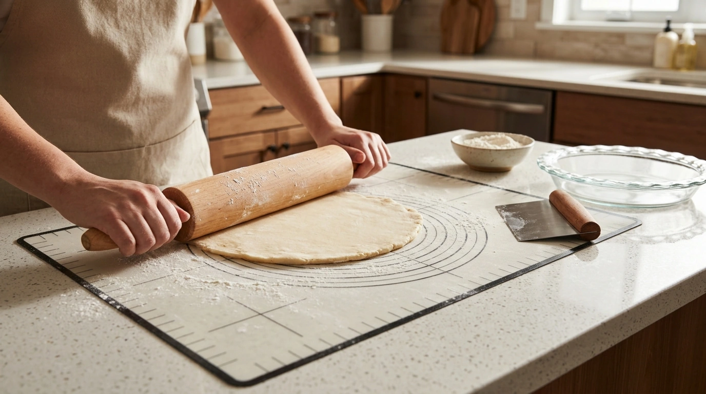 Silicone Kneading Mat with Measurements for Even Dough